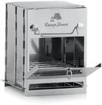 CampFeuer Edelstahl Faltgrill | 22 x 20,5 x 27 cm | Klappgrill | Campinggrill...
