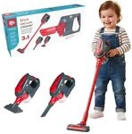 Dirt Devil Spielzeug Staubsauger 3-in-1 - Kinderstaubsauger mit 2 Aufs&auml;tzen -
