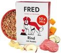 FRED Nassfutter Hund Rind mit Nudeln &ndash; Monoprotein &ndash; 50 % Rindfleisch in