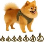 Hundegeschirr - hundegeschirr kleine Hunde - S - Flamingo Harness Step&Go Bento Kaki