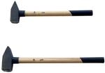 Schlosserhammer Hammer Vorschlaghammer 3/4/kg je 1 Set 2 tlg Holzstiel