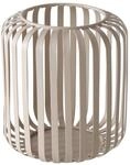 Boltze Windlicht Viki (Leuchter aus Eisen, Beige, Rund, 13 x 13 x 15 cm...