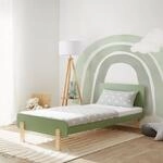 Homestyle4u 2608, Kinderbett 90x200 cm mit Lattenrost Kiefer Massiv Bettgestell...