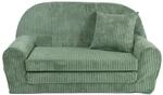 FORTISLINE Kindersofa ausklappbar 78x45x40 cm - Kindercouch aus Cord mit...