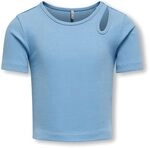 Kids ONLY M&auml;dchen Kognessa S/S Cut Out Top Box JRS Noos T-Shirts, Blissful