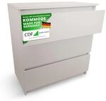 CDF Kommode mit Schublade Kaschmir Schrank Schubladenschrank 3 Schubladen Malm