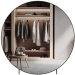 Home Deluxe XXL-Spiegel Rund Kali - 160 x 160 cm I Luxusspiegel, Rundspiegel,