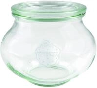 WECK Gl&auml;ser Schmuckgl&auml;ser #901 500 ml (6 St&uuml;ck, inkl. Klammern + Gummis, Deckel &oslash;
