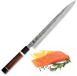 Wakoli Seishin Serie I Sashimi Messer I 28,5 cm Klinge I Damastmesser aus 110...