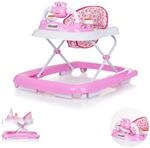 Chipolino Lauflernhilfe Little Cow R&auml;der Stopper H&ouml;henverstellbar Musik Licht rosa