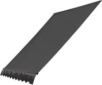 Ersatzdach f&uuml;r Klemmmarkise 250 x 130 cm Grau, Ersatzbezug Balkonmarkise,...