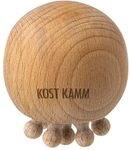 Kost Kamm Faszienb&uuml;rste, mit Holznoppen Buche, &Oslash;6cm