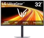 LG Ultragear&trade; 32G620B-B 32 Zoll WQHD IPS Gaming-Monitor, 200Hz, HDR10, AMD FreeSync