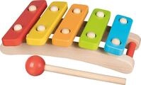 Xylophon mit 5 T&ouml;nen: L= 22 cm, Holz, per St&uuml;ck