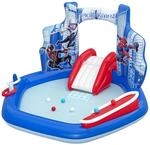 Bestway Marvel Spider-Man Aufblasbares Wasserspielcenter f&uuml;r Kinder 211 cm x 206 cm