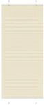 vidaXL Plissee Creme 100x200 cm Stoffbreite 99,4 cm Polyester, Faltrollo,...