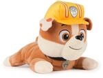 GUND PAW Patrol Rubble Plush, Official Lounging Rubble Plush Toy, Weighted Stuffed