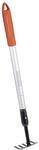 BLACK+DECKER Gartenrechen 5-Zahn - Verstellbar von 66 bis 100 cm - Karbonstahl,