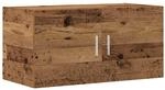 vidaXL Wandschrank Altholz-Optik 80x39x40 cm Holzwerkstoff, TV-H&auml;ngeschrank
