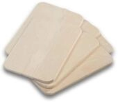 Kesper 69003 | Fr&uuml;hst&uuml;cksbrettchen aus Birkenholz, 6-er Pack, 23 x 15 x 1 cm