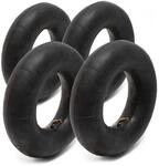 Wiltec 4x Standard Schlauch f&uuml;r Reifen Gr&ouml;&szlig;e 2.80/2.50-4, bis 90 kg...