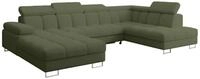 ALTDECOR Ecksofa mit Schlaffunktion U-Form COMA U 345x203x79 - Gr&uuml;n