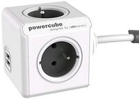 Allocacoc PowerCube Extended USB E(FR) 3m power extension 4 AC outlet(s)