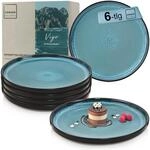 S&Auml;NGER Vigo | Dessertteller 6 teilig, Steingut Teller Set 6 Personen,...