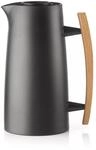 Guzzini - RIVIERA '63 Thermokaraffe 1 Liter - Schwarz, 18,3 x 13 x h25 cm -...