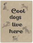 David Fussenegger Hundedecke 'cool Dogs live here' 100 x 140 cm Natur- Beige