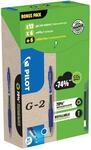 Pilot Greenpack G-2 Gel, 0,7 mm, Blau, 12 Stifte und 12 Nachf&uuml;llungen,...
