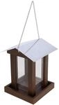 Kerbl Hobbyfarming 87033 Vogelfutterhaus, Wetterfest, Aus Holz, Mit Acrylglas, Mit