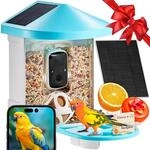 VEVOR Vogelfutterhaus mit Kamera, 2K HD KI Vogelerkennung &uuml;ber 10.000...