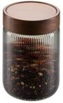 GEFU Vorratsdose BOKARO 700 ml &ndash; geriffeltes Borosilikatglas mit...