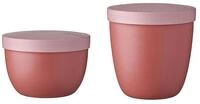 Mepal - Snackpot Duo Pack Ellipse - Praktischer Beh&auml;lter zum Aufbewahren und