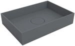 Aufsatzwaschbecken aus Mineralguss TWA112 - Breite & Farbe w&auml;hlbar,...