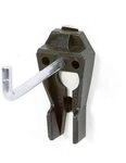 raaco 110761 Winkelhaken "Clip 3", 50 mm, Schwarz