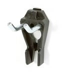 raaco 110730.0 Doppelhaken "Clip 2" 30 mm, Schwarz/silber
