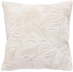 Atmosphera - Kissen Flanell ryo beige leinen 40x40cm