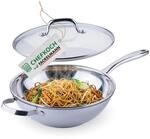 FACKELMANN Chefkoch trifft Wok Rosenheim &ndash; &Oslash;28 cm, Glasdeckel inkl....