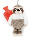 NICI W&auml;rmflasche Kuscheltier Faultier Izzy Icetumbler 300ml 34cm - beige -