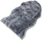 Baby-Lammfell geschoren 80-90 cm grau