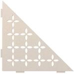 Schl&uuml;ter SHELF-E-S1 210x210mm Floral Elfenbein