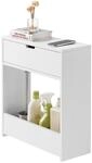 SoBuy Schmaler Badezimmerschrank, Schrank f&uuml;r Toilette, 20x55x60 cm, MDF...