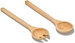 OXO Good Grips Buchenholz-Salatschaufeln &ndash; 2-teiliges Set, Langlebige
