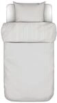 MARC O'POLO Bettw&auml;sche Classic fine Stripe Anthrazit, 135x200 cm + 1x 80x80 cm...