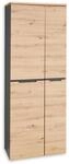 MEMPHIS Aktenschrank in Artisan Eiche Optik, Graphit - Moderner B&uuml;roschrank...