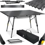 KESSER&reg; Campingtisch faltbar Klapptisch mit Aluminiumrahmen Aufrollbare...