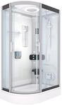 AcquaVapore Dampfdusche Sauna Dusche Duschkabine D60-70T2L-EC 120x80 cm mit 2K