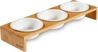 PIUPET 3er Katzennapf Set - Keramikfressn&auml;pfe Katzen mit Napferh&ouml;hung aus...